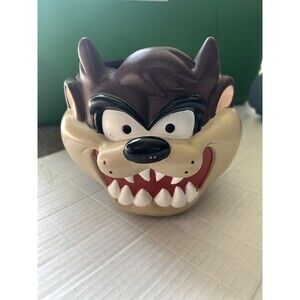 TASMANIAN DEVIL 3D TAZ 1997 WARNER BROS APPLAUSE BUCKET ROPE HANDLE COLLECTIBLES